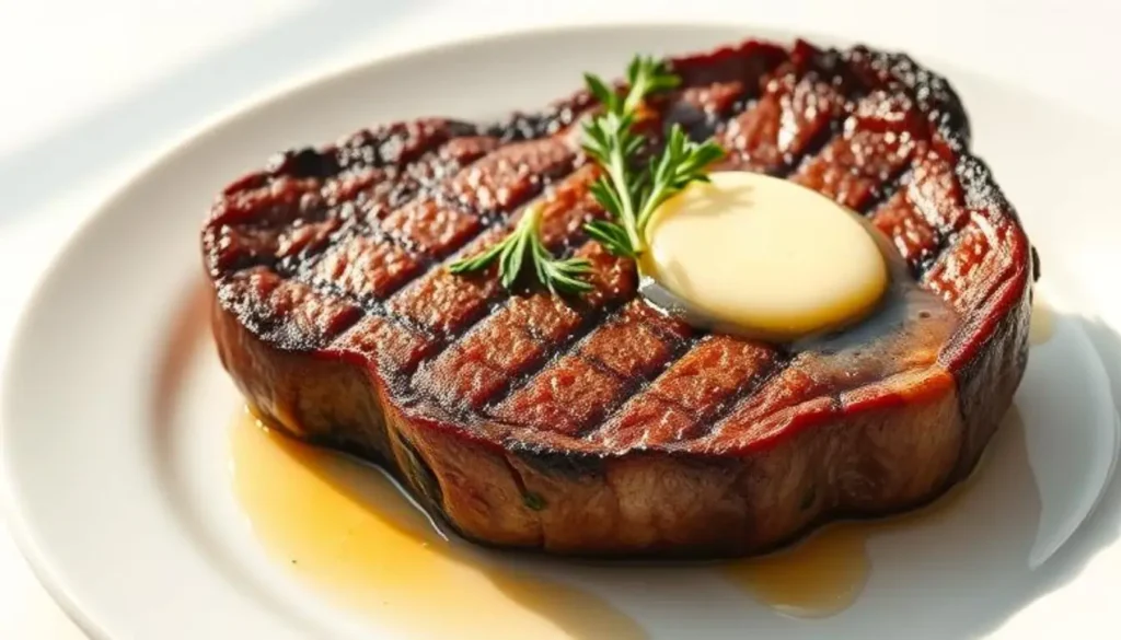 butter basted steak