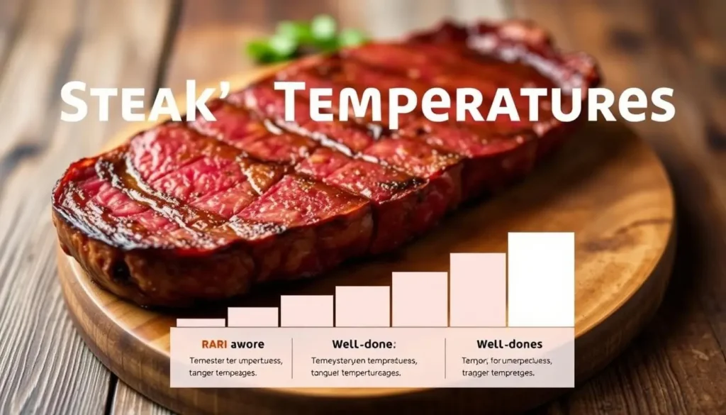 Steak Internal Temperatures